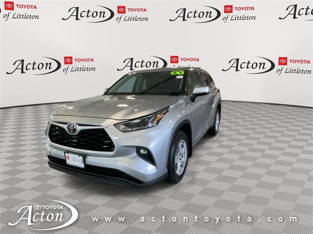 used 2021 Toyota Highlander car, priced at $28,927