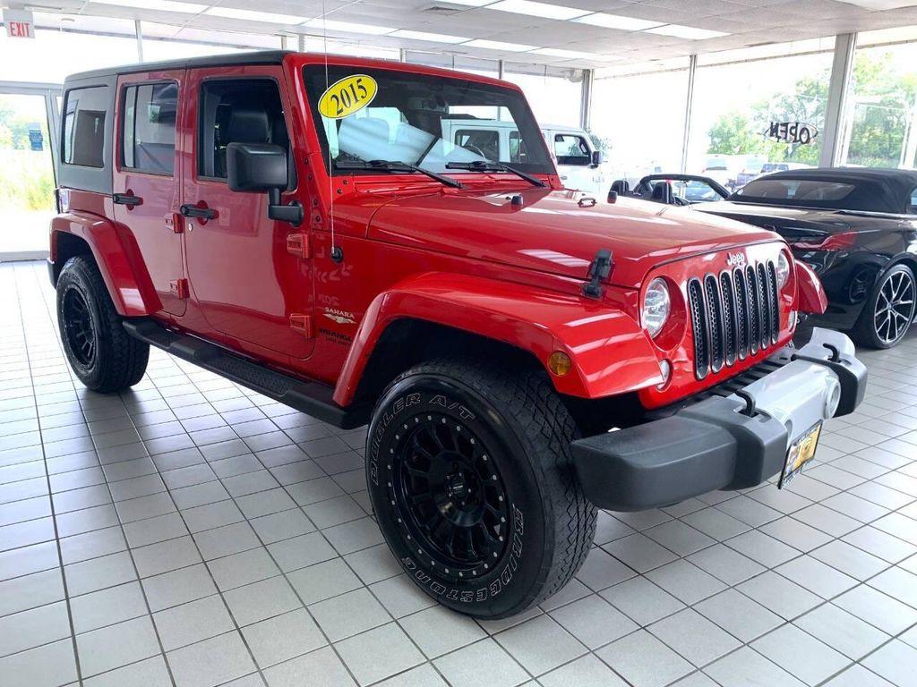 used 2015 Jeep Wrangler Unlimited car, priced at $18,988
