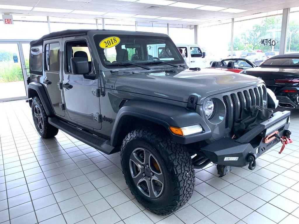 used 2018 Jeep Wrangler Unlimited car, priced at $18,988
