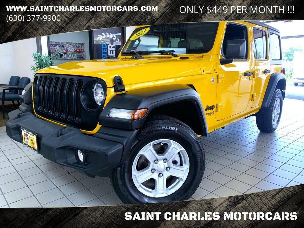 used 2021 Jeep Wrangler Unlimited car, priced at $29,988
