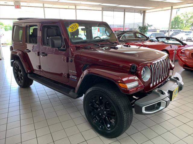 used 2021 Jeep Wrangler Unlimited car, priced at $34,988