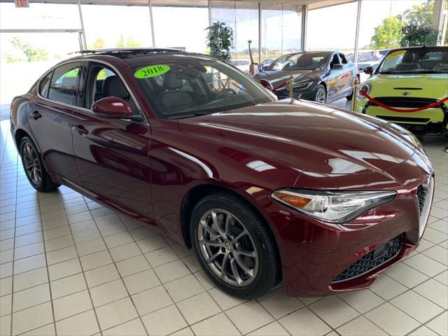 used 2018 Alfa Romeo Giulia car, priced at $20,988