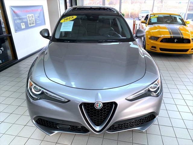 used 2018 Alfa Romeo Stelvio car, priced at $16,998