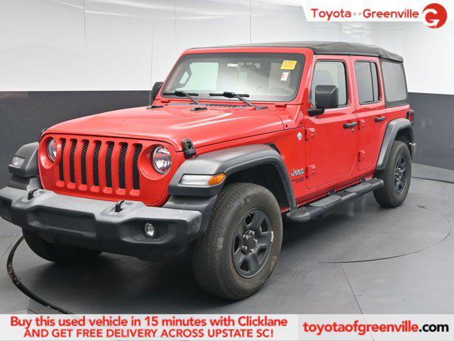 used 2019 Jeep Wrangler Unlimited car, priced at $26,591