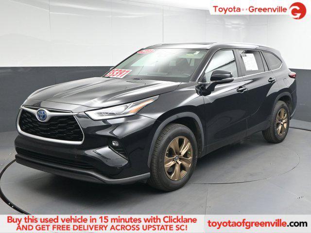 used 2023 Toyota Highlander Hybrid car, priced at $28,694