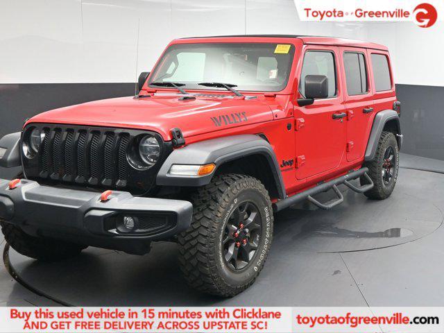 used 2021 Jeep Wrangler car, priced at $28,991