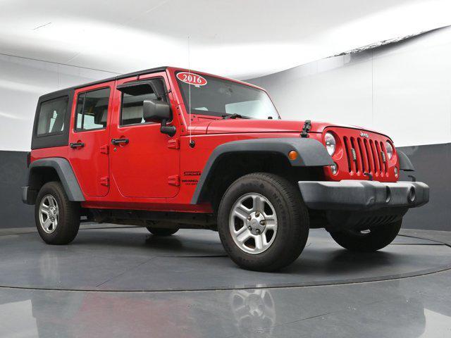 used 2016 Jeep Wrangler Unlimited car, priced at $16,994
