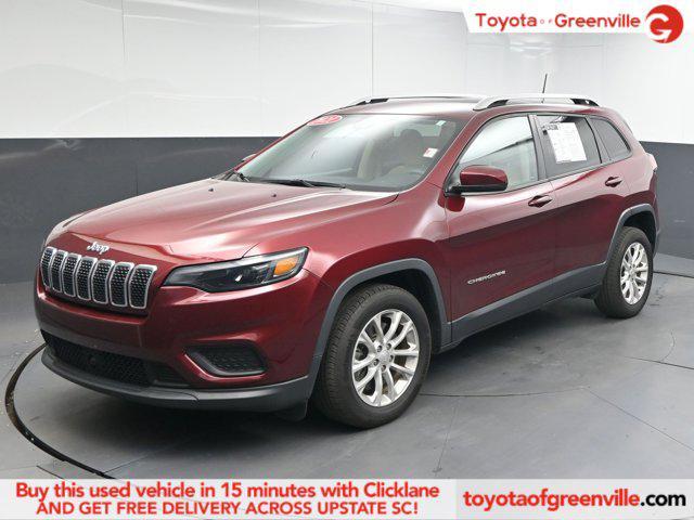 used 2021 Jeep Cherokee car, priced at $16,991