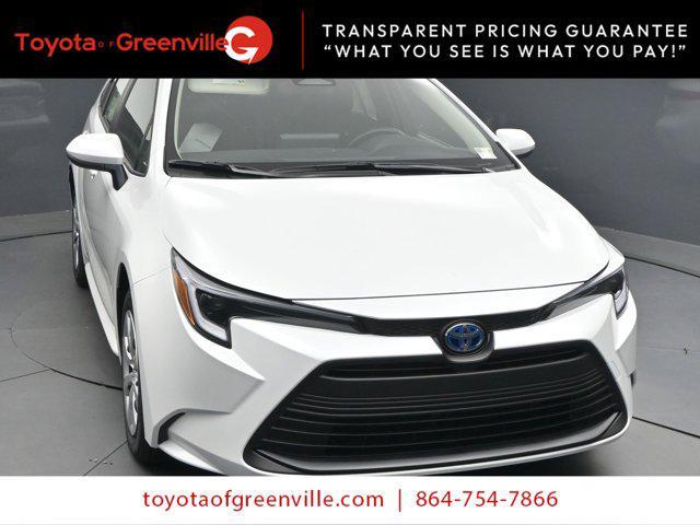new 2025 Toyota Corolla Hybrid car, priced at $26,106