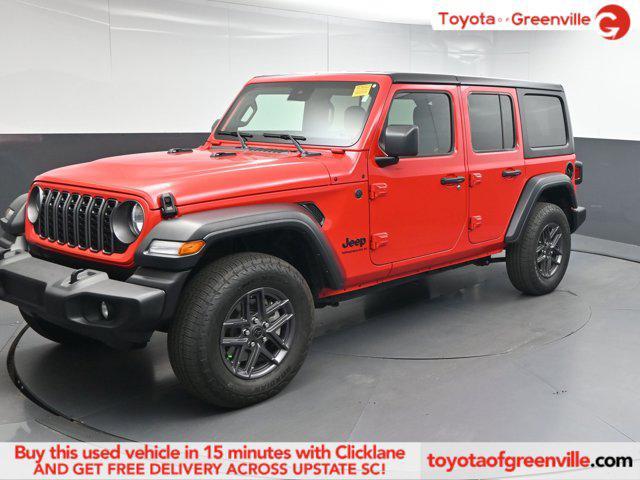 used 2024 Jeep Wrangler car, priced at $37,893