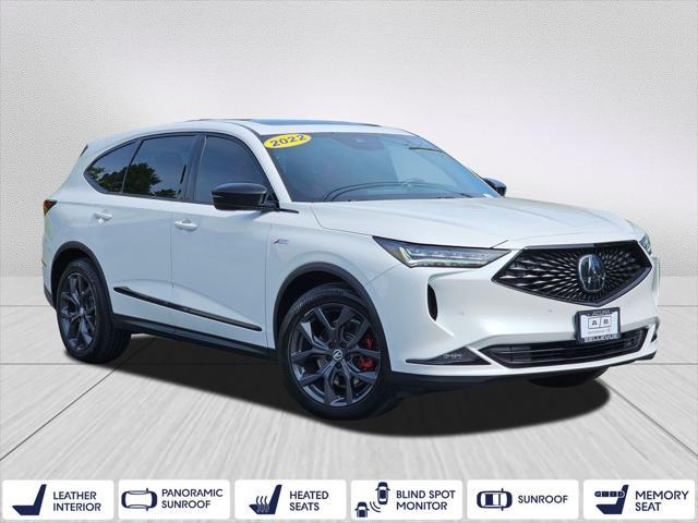 used 2022 Acura MDX car, priced at $47,999