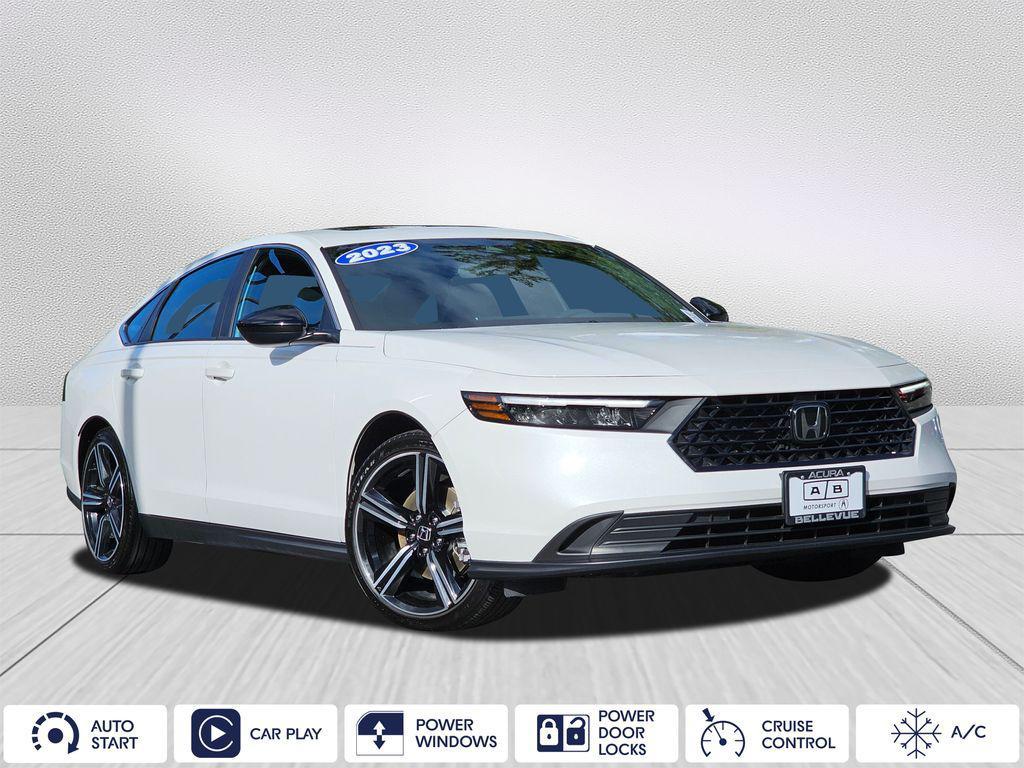 used 2023 Honda Accord Hybrid car, priced at $27,330