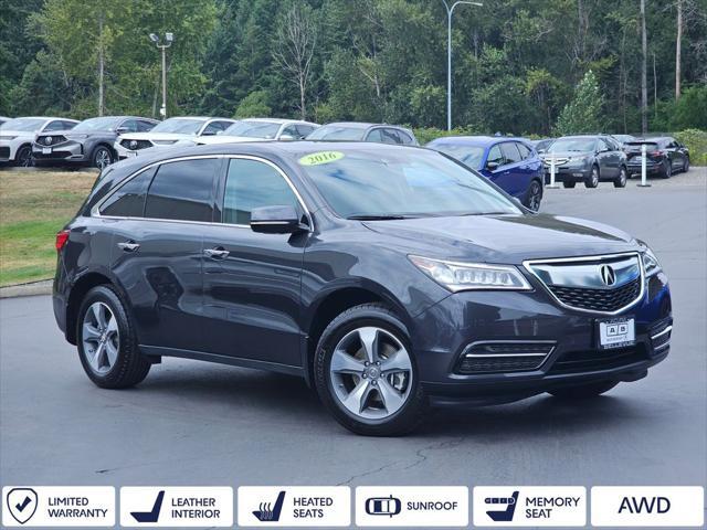 used 2016 Acura MDX car, priced at $19,999