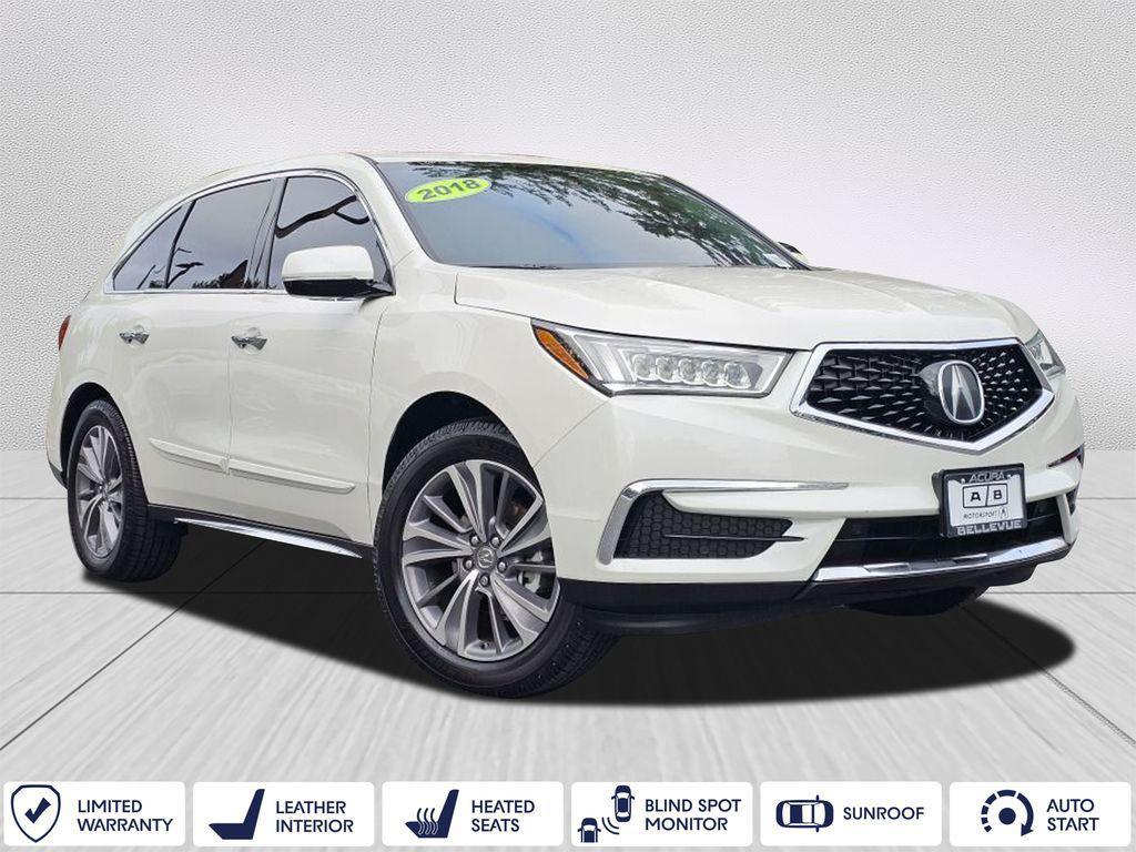 used 2018 Acura MDX car, priced at $18,550
