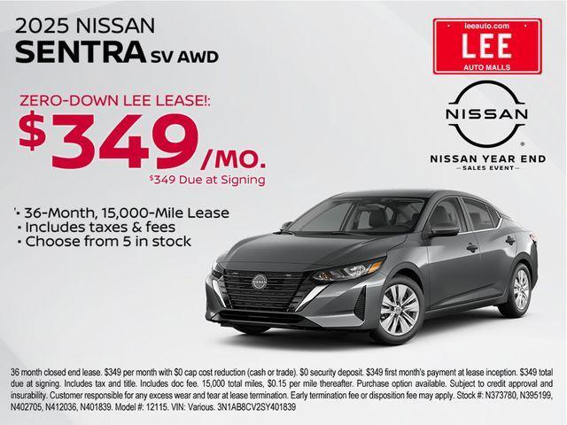 new 2025 Nissan Sentra car, priced at $26,921