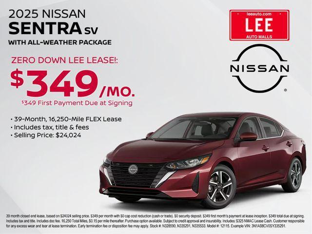 new 2025 Nissan Sentra car, priced at $26,495
