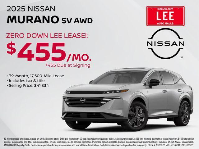 new 2025 Nissan Murano car, priced at $42,950