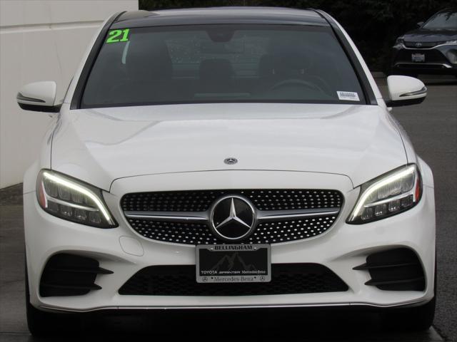 used 2021 Mercedes-Benz C-Class car, priced at $30,991