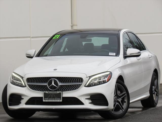 used 2021 Mercedes-Benz C-Class car, priced at $30,991