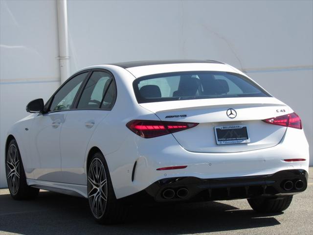 new 2024 Mercedes-Benz AMG C 43 car, priced at $72,465