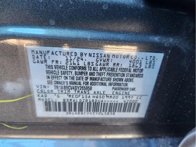 new 2025 Nissan Sentra car, priced at $24,245