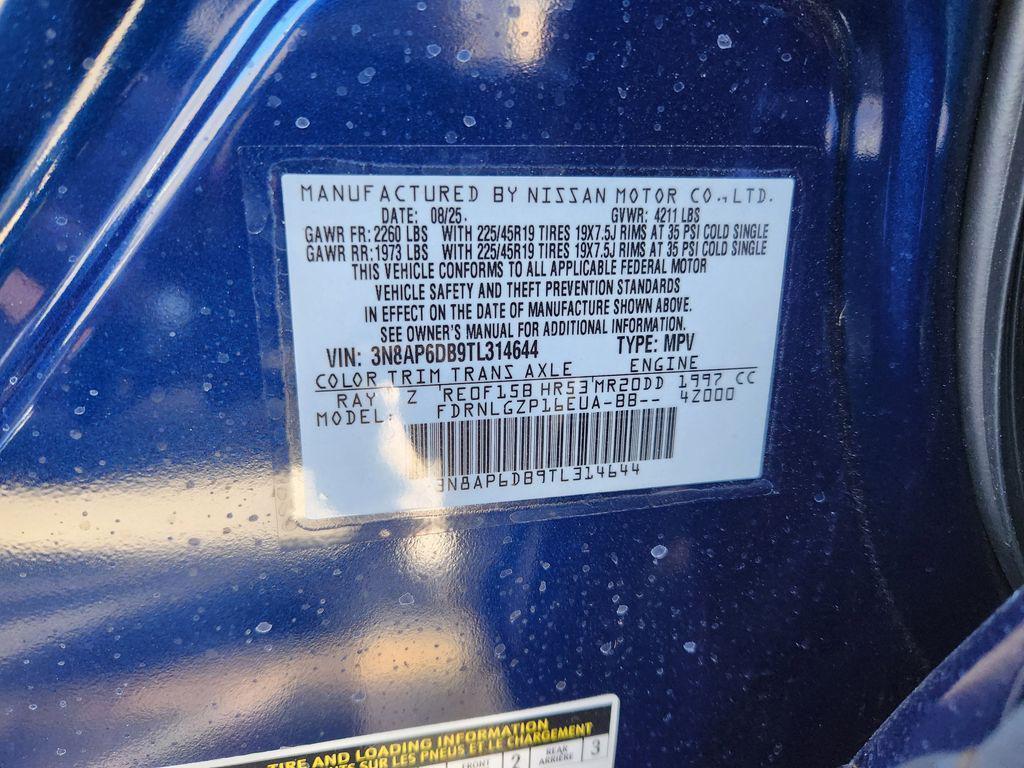 new 2026 Nissan Kicks car, priced at $31,385