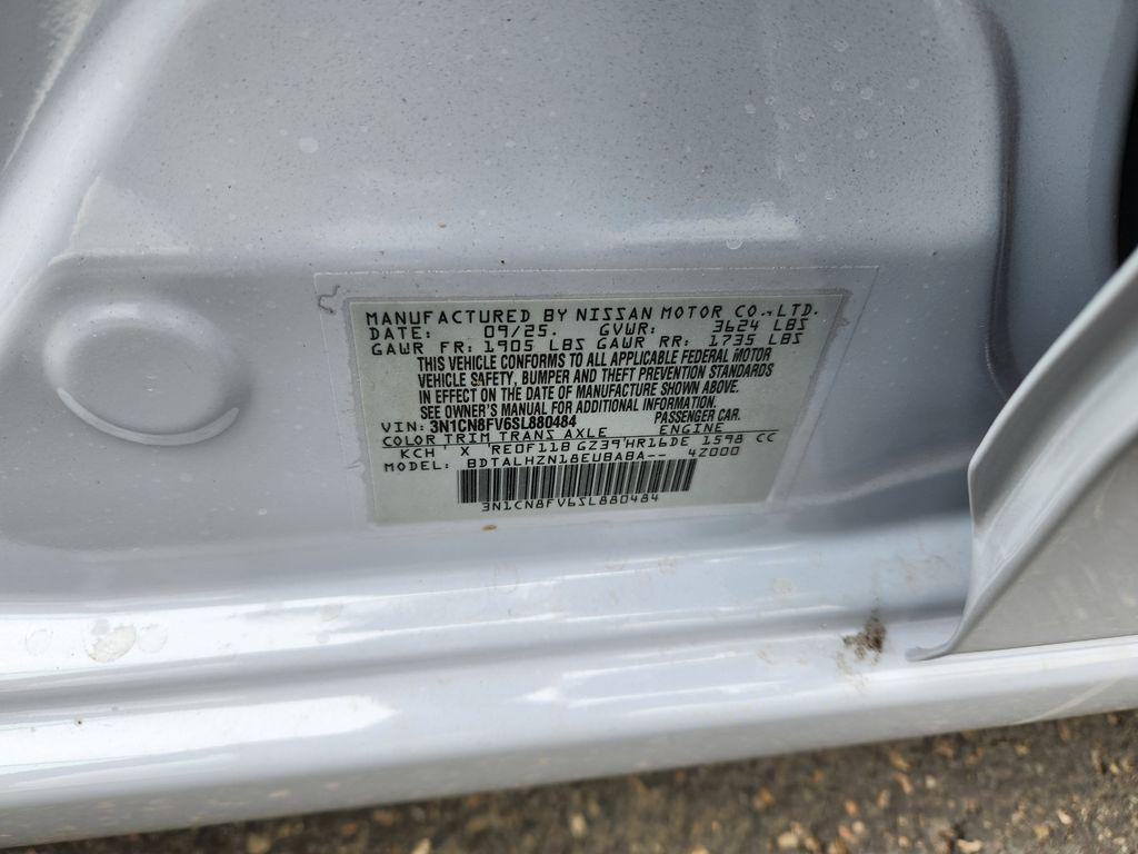 new 2025 Nissan Versa car, priced at $23,500