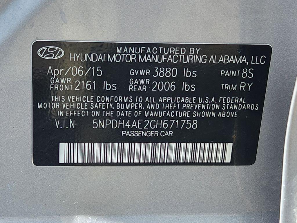 used 2016 Hyundai Elantra car, priced at $7,995