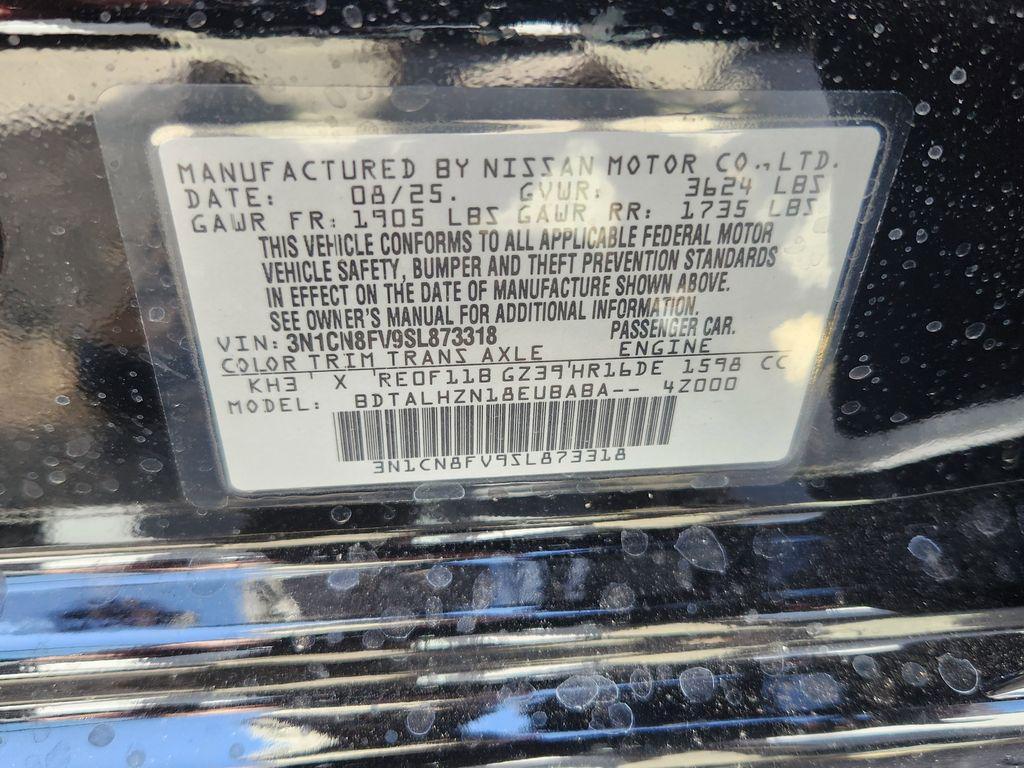 new 2025 Nissan Versa car, priced at $22,599