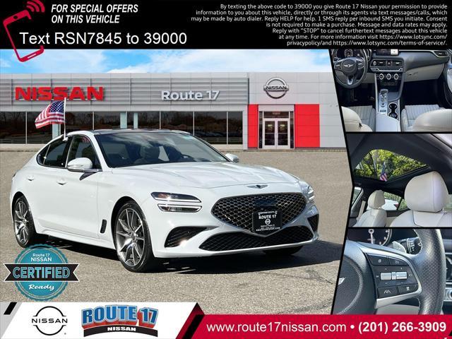 used 2022 Genesis G70 car, priced at $26,990