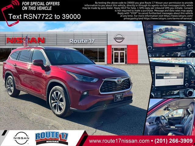 used 2022 Toyota Highlander Hybrid car, priced at $37,990