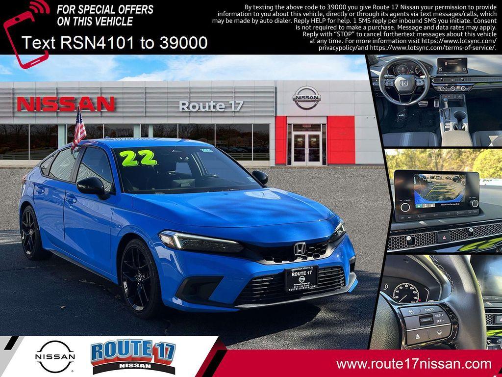 used 2022 Honda Civic car, priced at $20,997