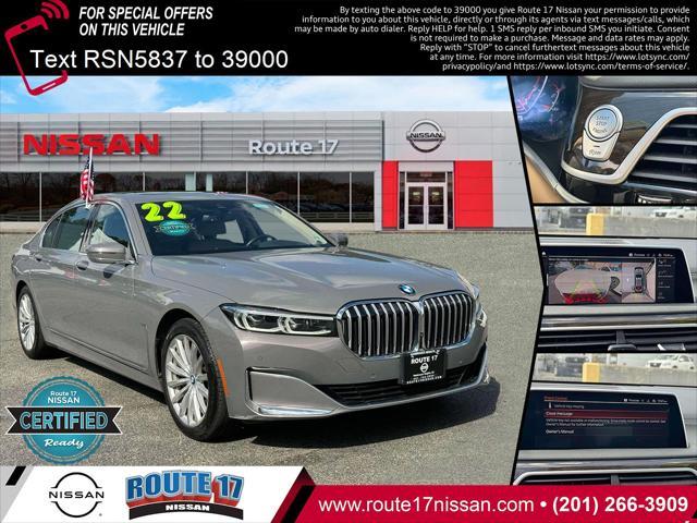 used 2022 BMW 740 car, priced at $40,490