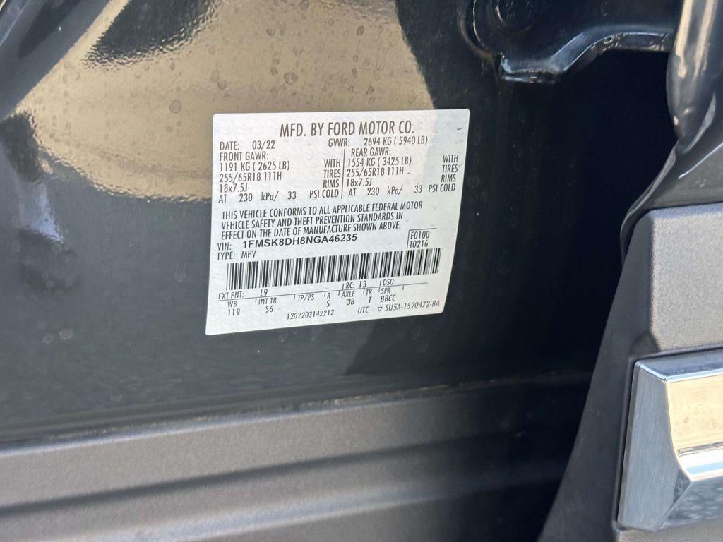 used 2022 Ford Explorer car, priced at $28,390