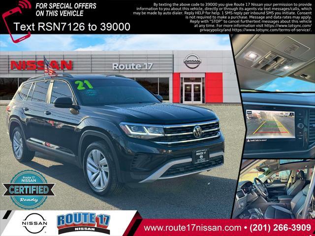 used 2021 Volkswagen Atlas car, priced at $24,990