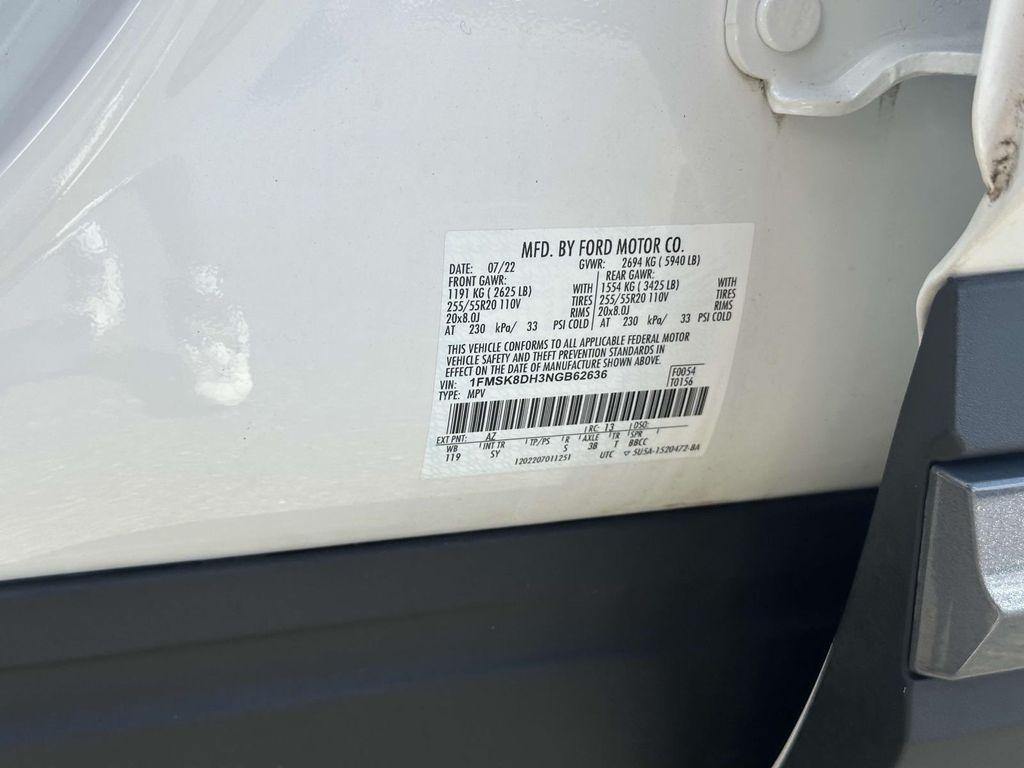 used 2022 Ford Explorer car, priced at $27,590