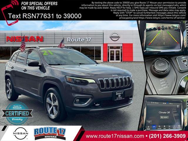 used 2021 Jeep Cherokee car, priced at $22,990