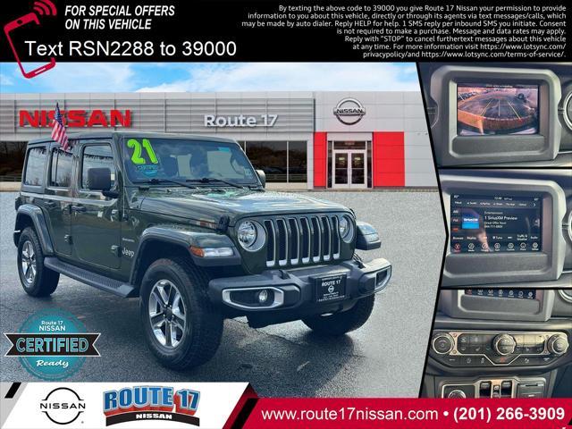 used 2021 Jeep Wrangler Unlimited car, priced at $27,995