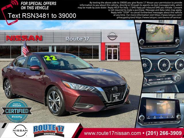 used 2022 Nissan Sentra car, priced at $15,990