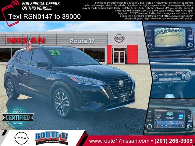 used 2021 Nissan Kicks car, priced at $14,990