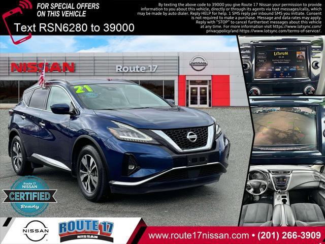 used 2021 Nissan Murano car, priced at $18,950