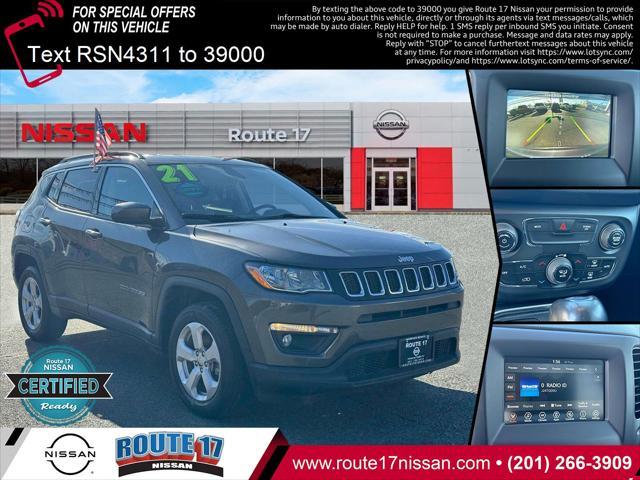 used 2021 Jeep Compass car, priced at $15,990