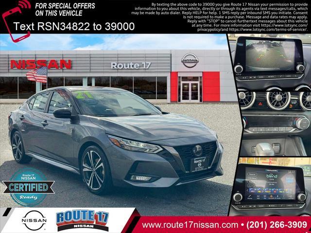 used 2021 Nissan Sentra car, priced at $16,590