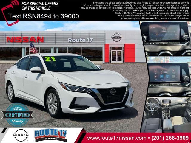 used 2021 Nissan Sentra car, priced at $16,490