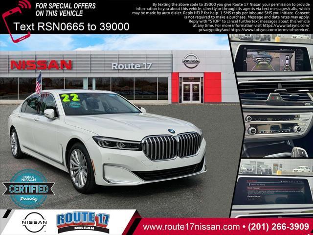 used 2022 BMW 740 car, priced at $38,790