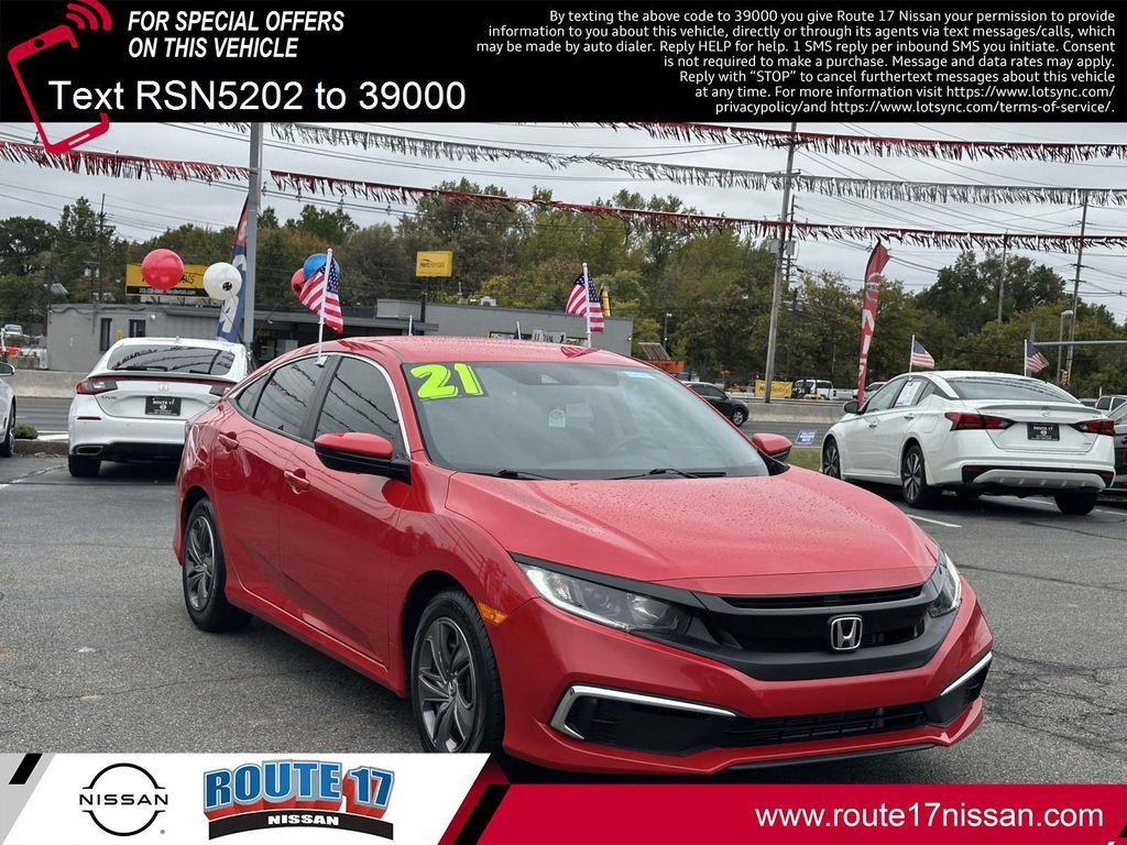 used 2021 Honda Civic car, priced at $19,997