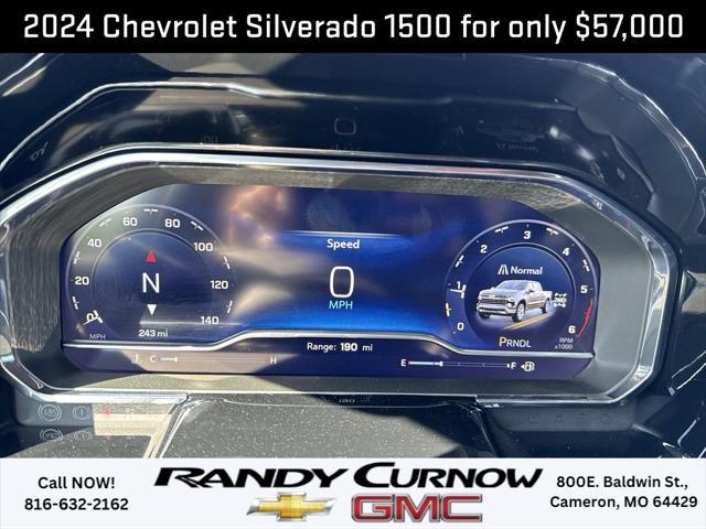 new 2024 Chevrolet Silverado 1500 car, priced at $57,000