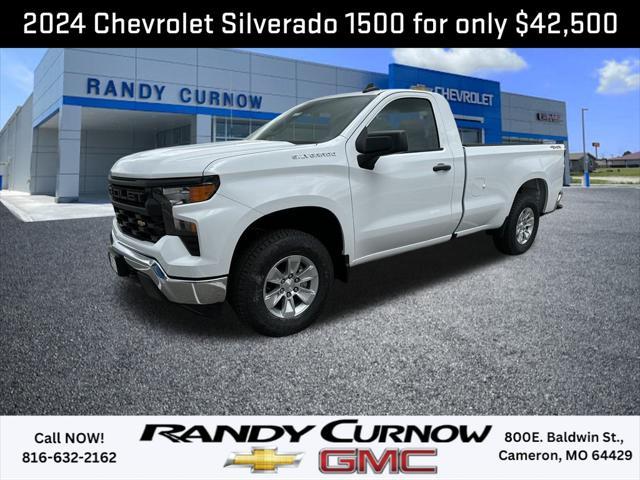 new 2024 Chevrolet Silverado 1500 car, priced at $42,500