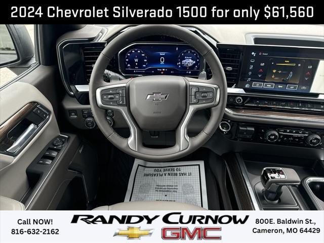 new 2024 Chevrolet Silverado 1500 car, priced at $61,560