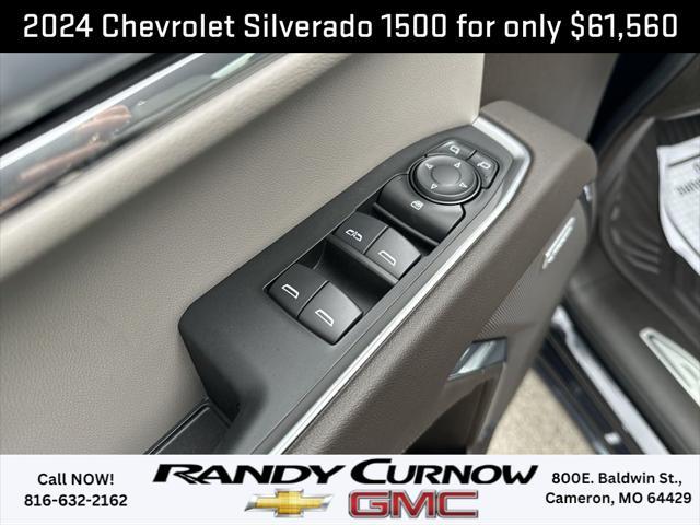 new 2024 Chevrolet Silverado 1500 car, priced at $61,560